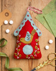 Folk Birdhouse - Felt Hand Stitching Kit, Corinne Lapierre
