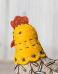 French Hen - Felt Hand Stitching Kit, Corinne Lapierre