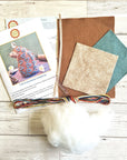 Folk Hedgehog - Felt Hand Stitching Kit, Corinne Lapierre