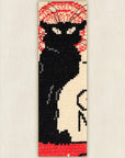 Cross Stitch Bookmark Kit - Tour of the Black Cat, Steinlen