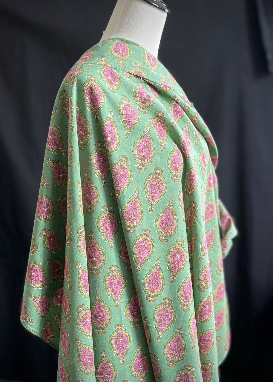 Hand Printed Cotton - Ophelia