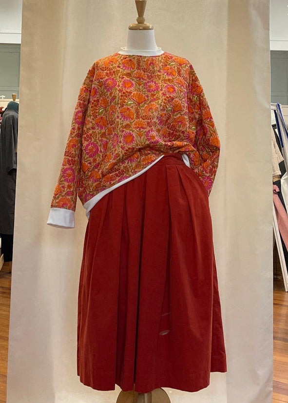 Hand Printed Cotton - Marigold