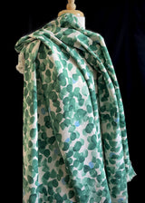 Kokka Trèfle Painter's Green, Japanese Cotton Linen Fabric