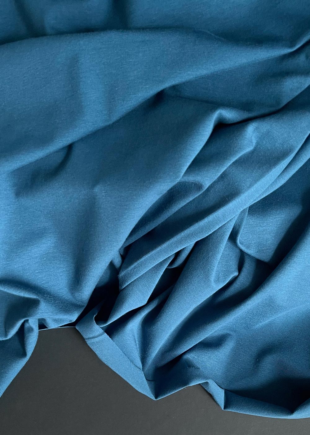 Go To Organics - Jersey Knit, Lake Blue