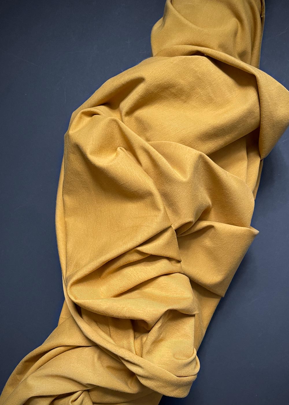 Organic Cotton Jersey Knit - Mustard – Miss Maude