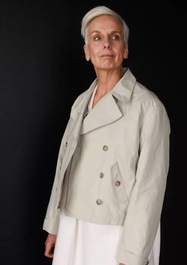 DENHAM MOUTON JACKET　美品 DEVOA FASCINATE_THE R Limited Mouton Jacket （GRAY） - Osaka