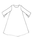 Sewing Kit : Trapeze Dress, Cotton Pinwale Corduroy
