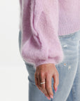 Plait Sleeve Sweater, Purl Foundry. Print Knitting Pattern