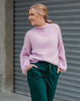 Plait Sleeve Sweater, Purl Foundry. Print Knitting Pattern