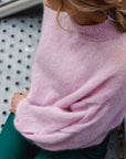 Plait Sleeve Sweater, Purl Foundry. Print Knitting Pattern
