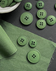 Recycled Hemp Button - Grass Green