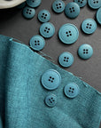 Recycled Hemp Button - Lagoon