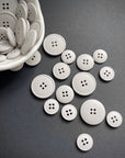 Recycled Hemp Button - Limestone
