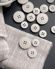 Recycled Hemp Button - Limestone