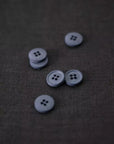 Cotton Button 15mm - Stormy Sky
