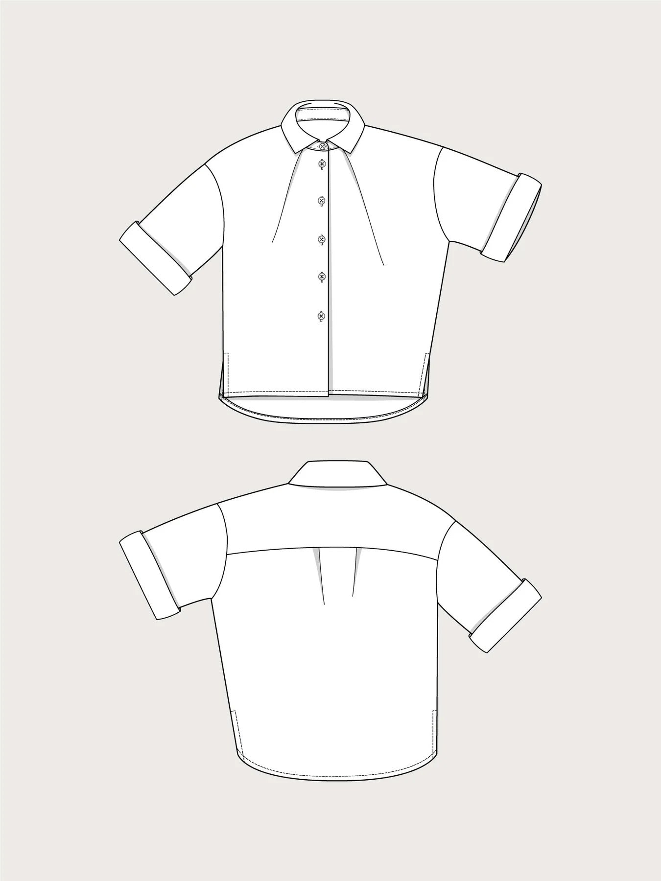 The Assembly Line - Front Pleat Shirt