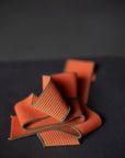 Striped Cotton Rib - Kiwi Tango