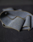 Striped Cotton Rib - Sierra Sea