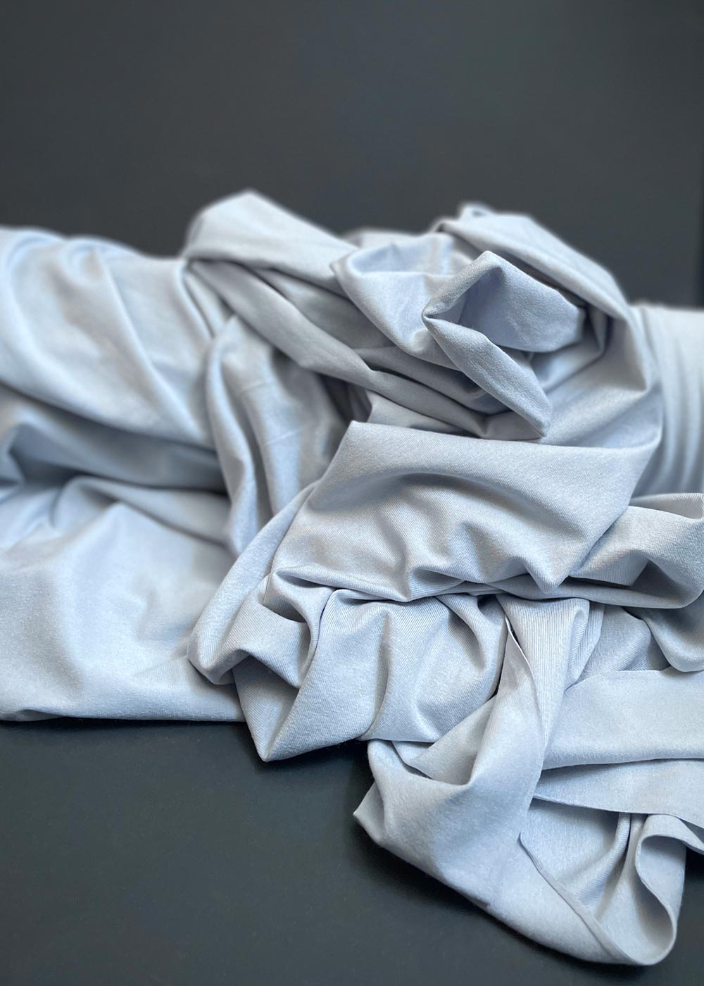 Waterfall Viscose Jersey Knit - Polar Grey