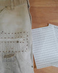 Visible Mending Stick and Stitch Lined Guides