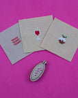 Mini Bauble Cross Stitch Kit: Season's Greetings