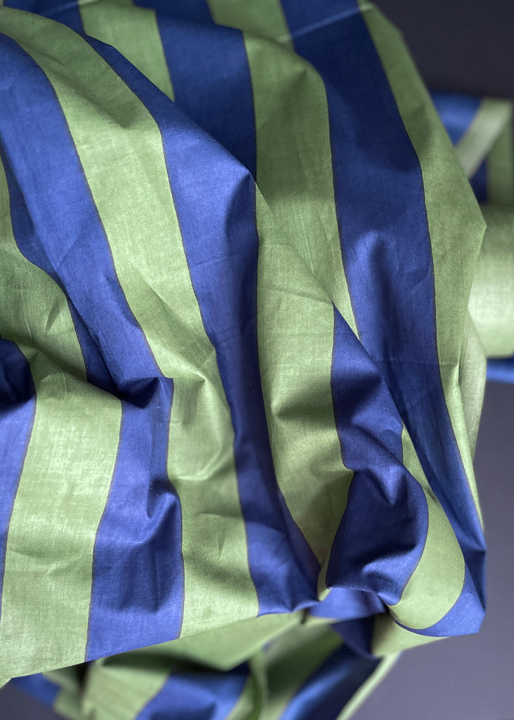 Hand Printed Cotton - Barbapapa Stripe, Ring Master