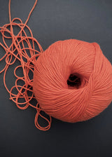 Bio Sesia 5 Organic Cotton Yarn 4ply. Tangerine 757