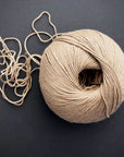 Bio Sesia 5 Organic Cotton Yarn 4ply. Camel 0045