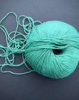Bio Sesia 5 Organic Cotton Yarn 4ply. Crystal Green 2524