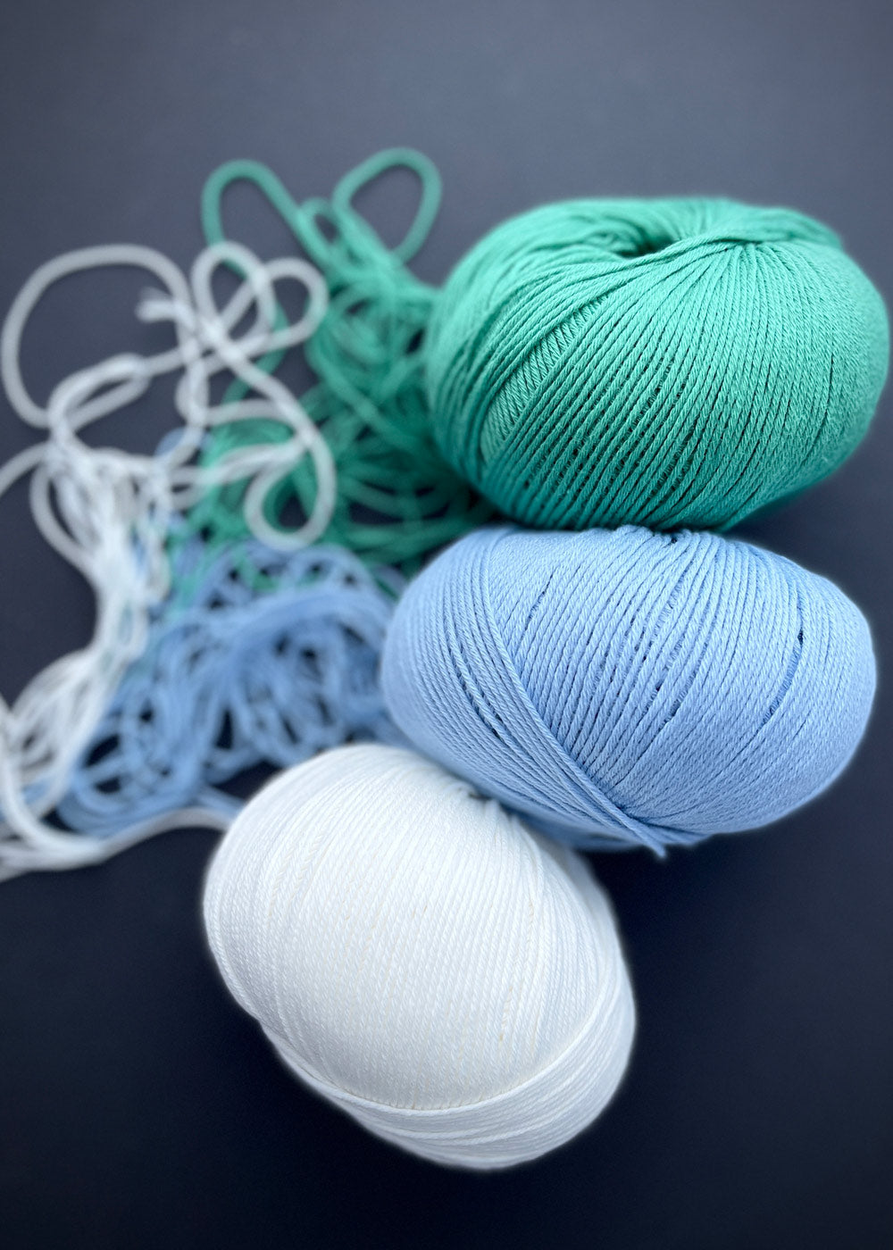 Bio Sesia 5 Organic Cotton Yarn 4ply. Ice 910