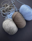 Bio Sesia 5 Organic Cotton Yarn 4ply. Stone 0423