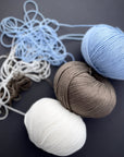 Bio Sesia 5 Organic Cotton Yarn 4ply. Ice 910