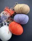 Bio Sesia 5 Organic Cotton Yarn 4ply. Lavender 2859