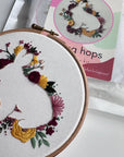 Spring Hops - Embroidery Hoop Kit, Nest Embirdery