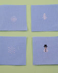 Mini Bauble Cross Stitch Kit: Let It Snow