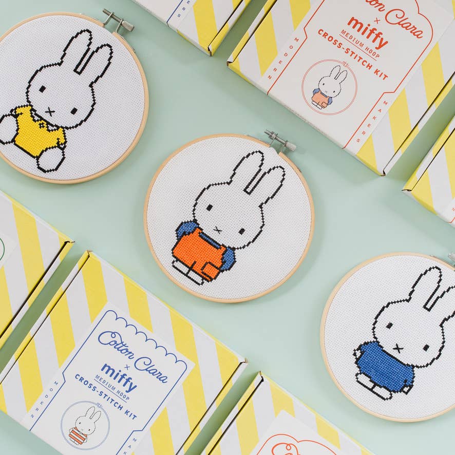 Miffy Blue Cross Stitch Kit: Blue Top