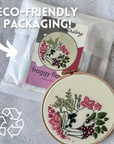 Froggy Flowers - Embroidery Hoop Kit, Nest Embirdery