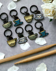 Tea Set Stitch Marker Set
