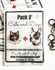Pack O' Cats & Dogs Stitch Marker Set