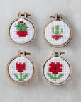Mini Hoop Cross Stitch Kit: Prickling Perfect