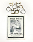 Mixed Meows Cat Stitch Marker Set