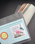 Felt Bundle - Folk Embroidered Birds