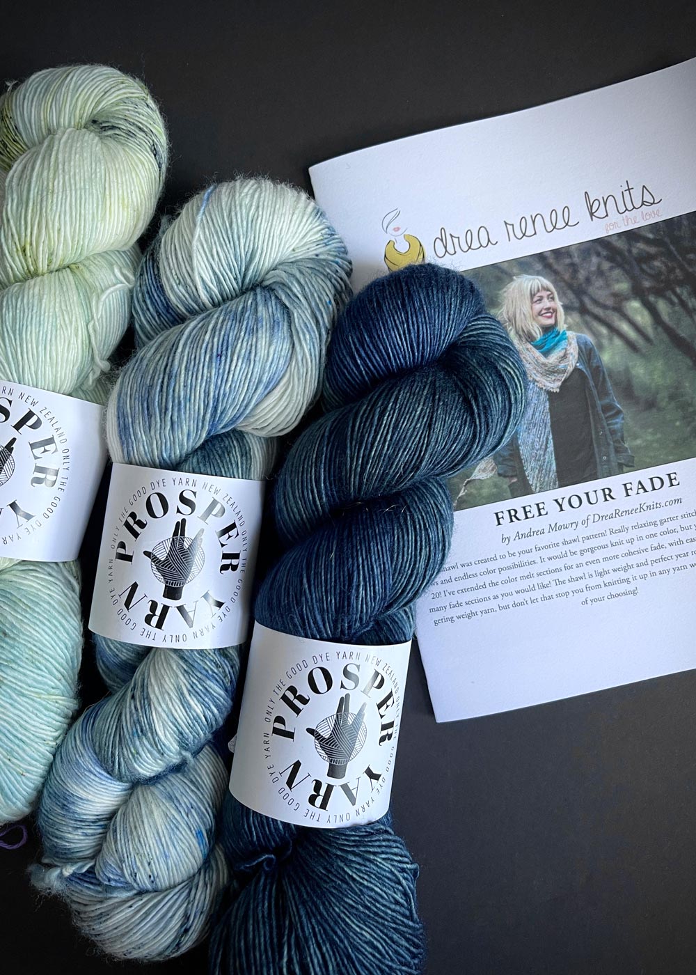 Find Your Fade Shawl — Drea Renee Knits