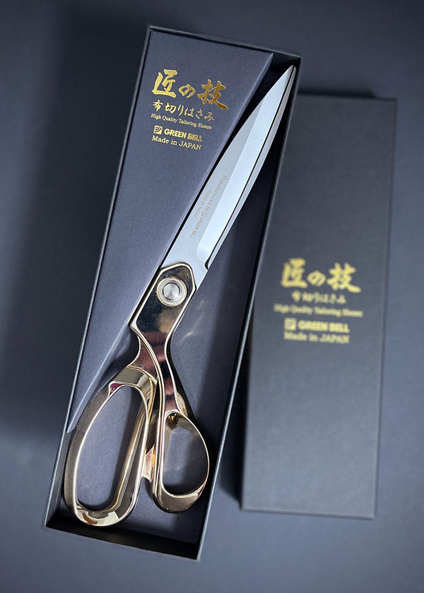 Green Bell Professional Tailor's Shears. 12"
