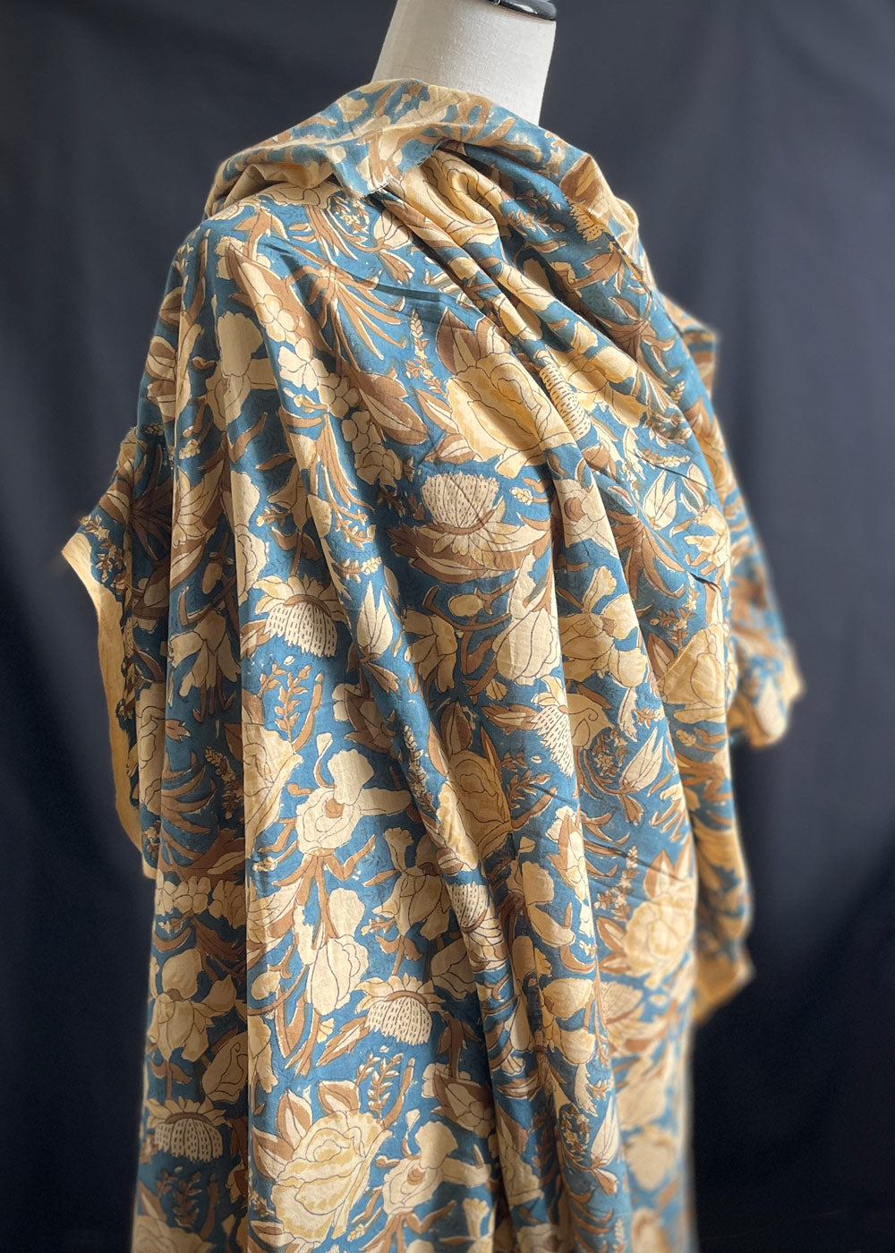 Hand Printed Cotton - Beaujolais