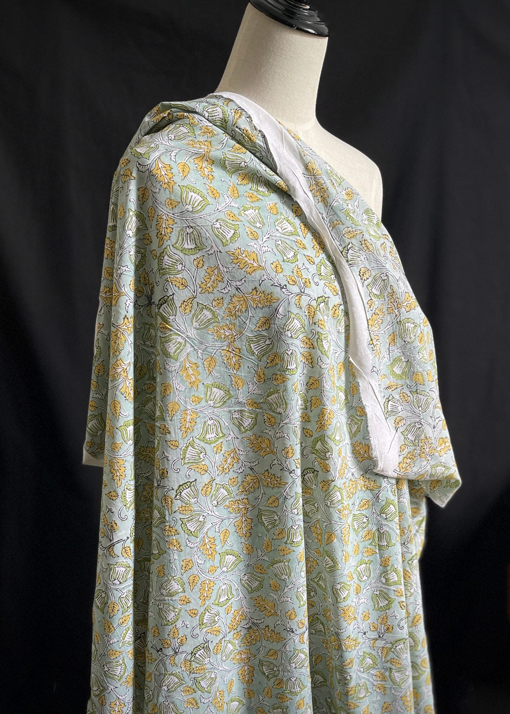 Hand Printed Cotton - Belle Fleur