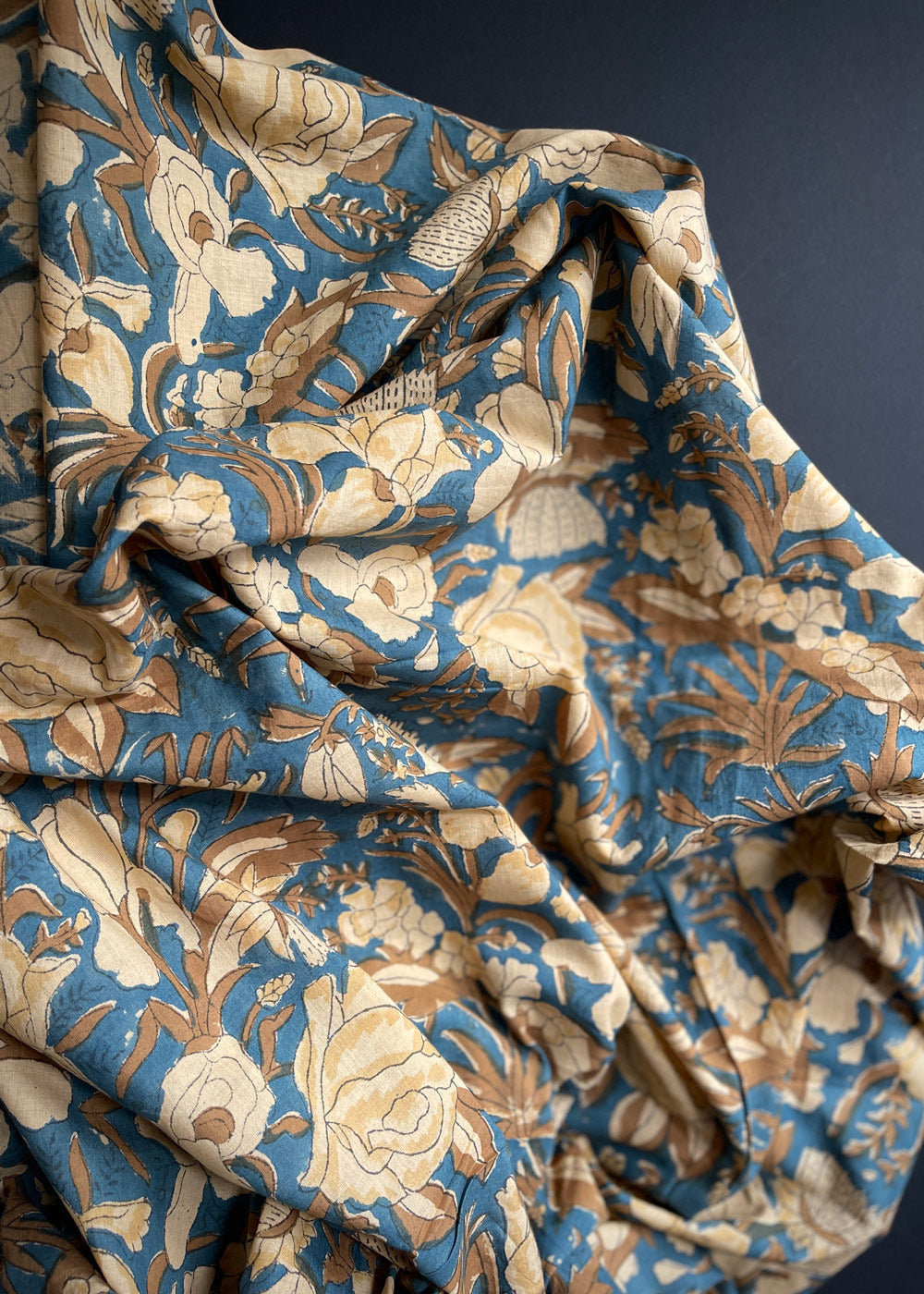 Hand Printed Cotton - Beaujolais