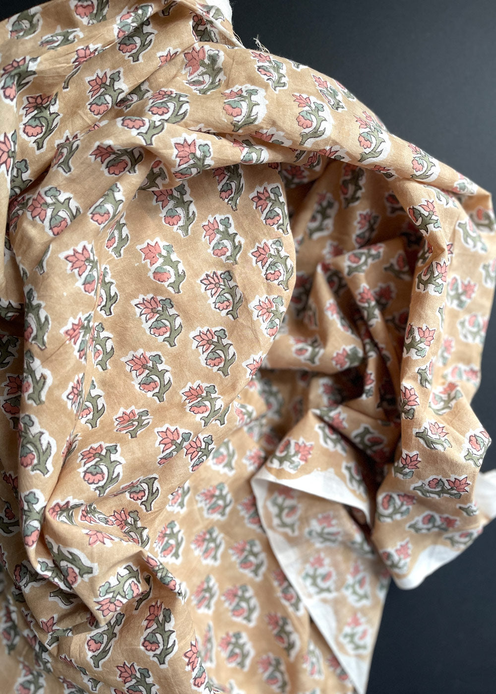 Hand Printed Cotton - Grace