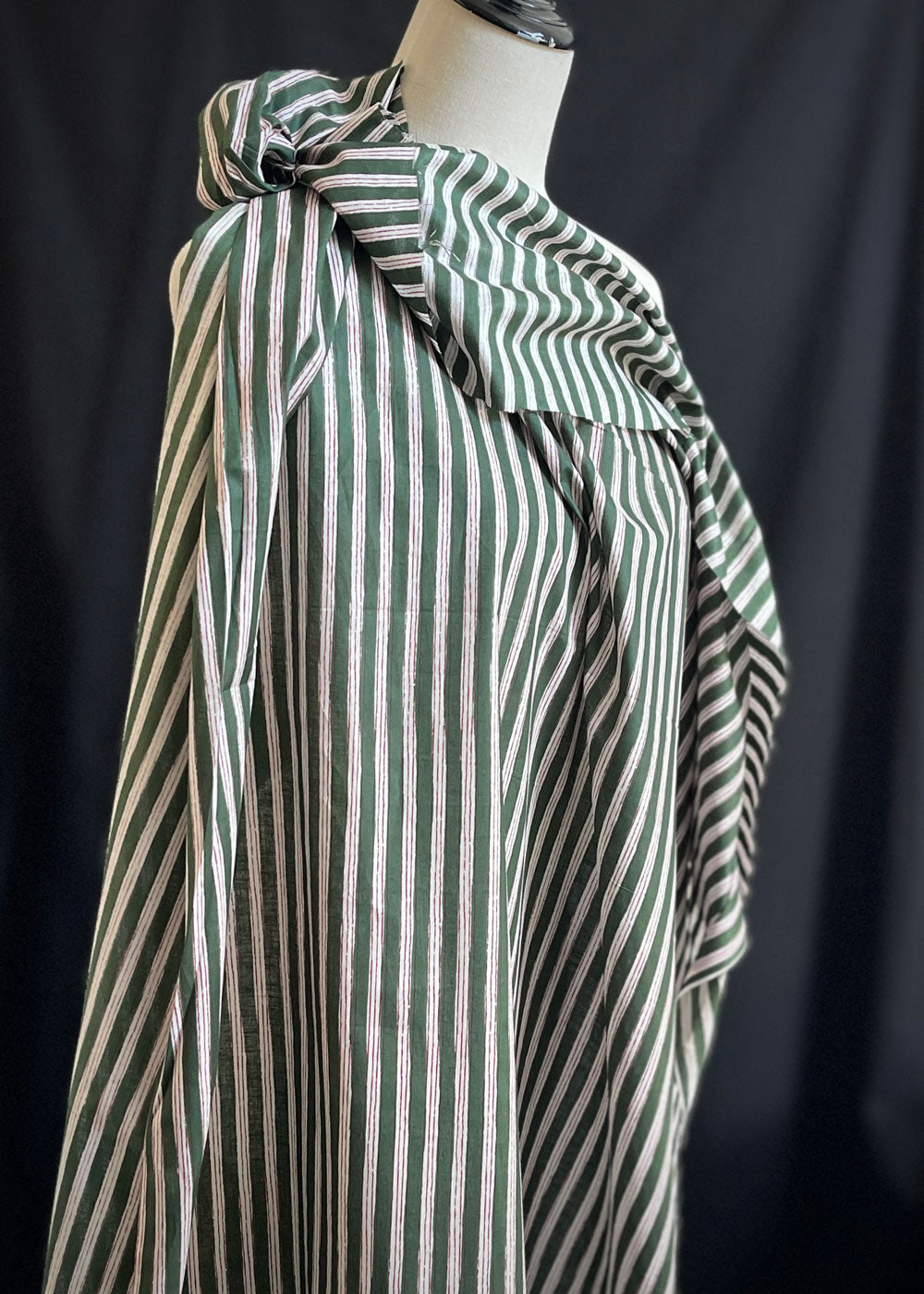 Hand Printed Cotton - Harvest Stripe