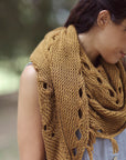 Hipster Shawl, Joji. Print Knitting Pattern